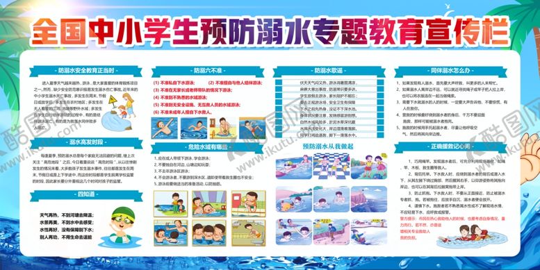 编号：47709910090903499321【酷图网】源文件下载-暑假防溺水安全知识