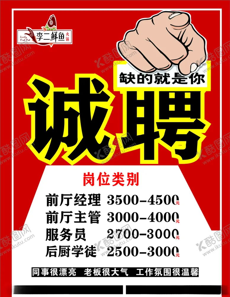 编号：95777003132050339258【酷图网】源文件下载-诚聘海报