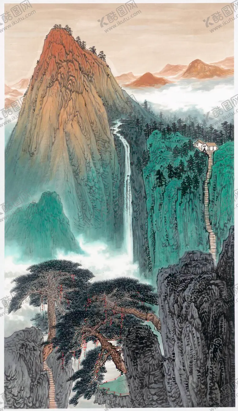 编号：94502709231840140425【酷图网】源文件下载-青绿山水