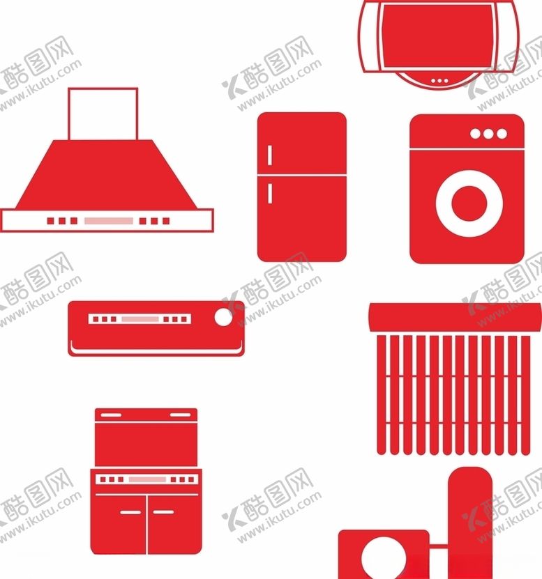编号：26294409252012172382【酷图网】源文件下载-家用电器简体画