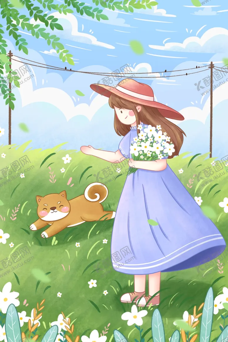 编号：99188901261130449379【酷图网】源文件下载-立夏插画