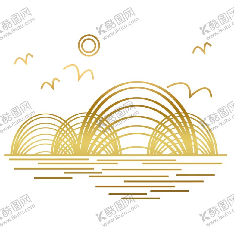 编号：95543510201459284288【酷图网】源文件下载-中国风渐变元素