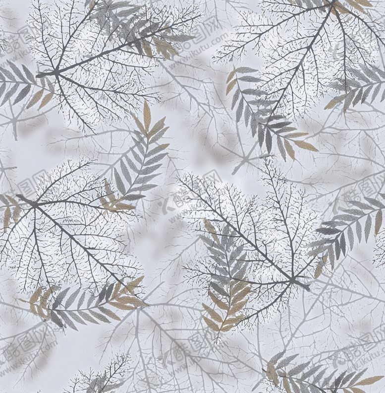 编号：42130304041830084127【酷图网】源文件下载-蓝绿枝叶图案背景纹理