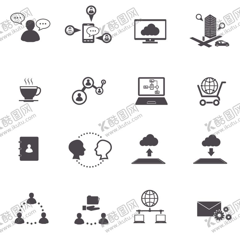 编号：93959609221936364825【酷图网】源文件下载-商务图标