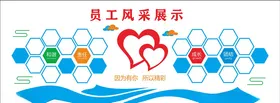 员工风采文化墙