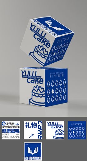 手作蛋糕包装设计
