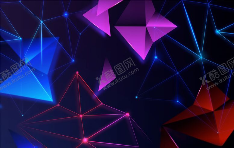 编号：48354009200813095088【酷图网】源文件下载-三角形背景