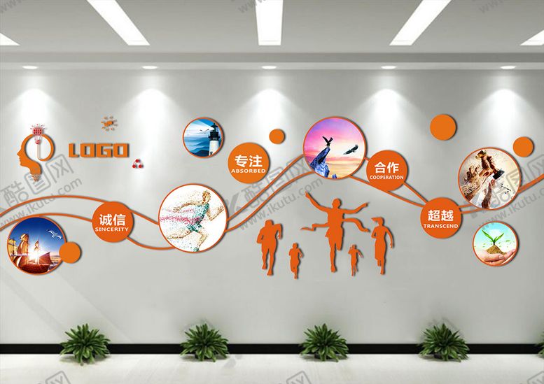 编号：99209109291700567538【酷图网】源文件下载-公司文化墙