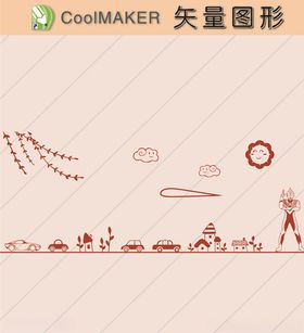 卡通画卡通素材矢量动物