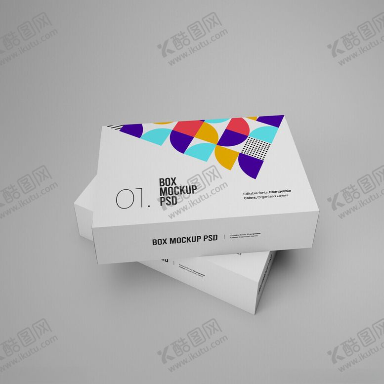 编号：71095602270924307594【酷图网】源文件下载-图形包装盒装展示样机