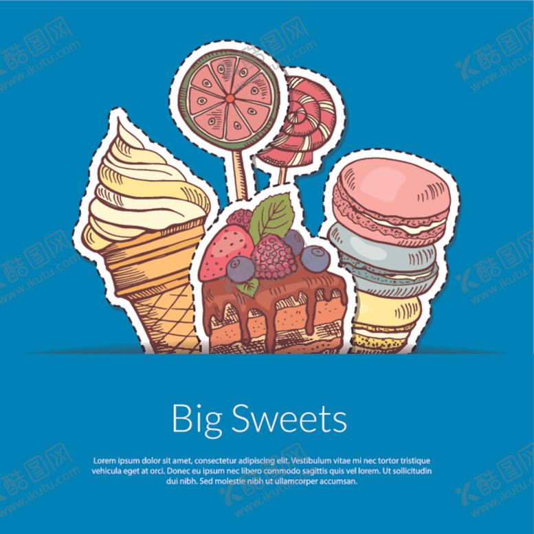 编号：56125006291137582516【酷图网】源文件下载-手绘甜品