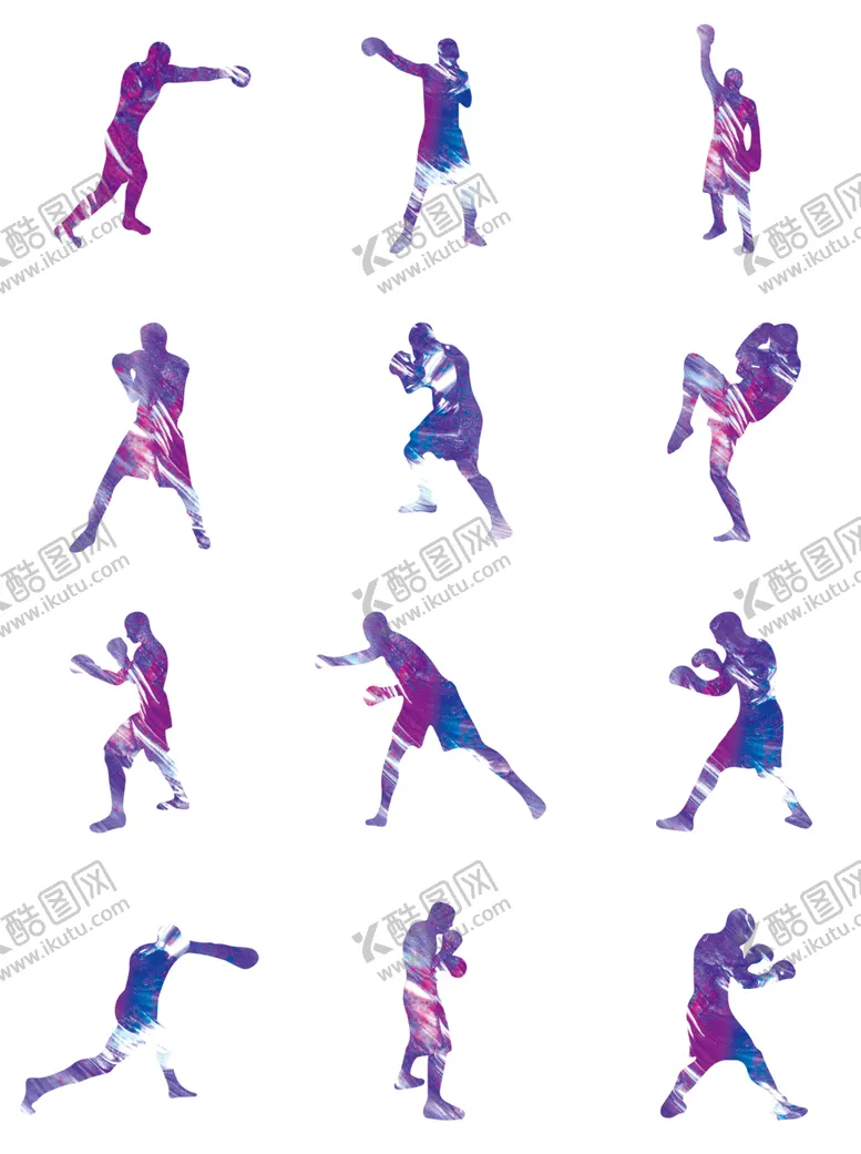 编号：62358302161348173268【酷图网】源文件下载-拳击高清蓝色运动免扣