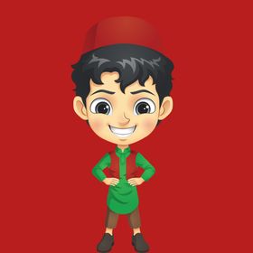 手绘男人男孩卡通动画