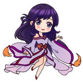 少女卡通插画仙女漫画人物素材