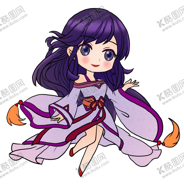 编号：82554506191014476423【酷图网】源文件下载-少女卡通插画仙女漫画人物素材