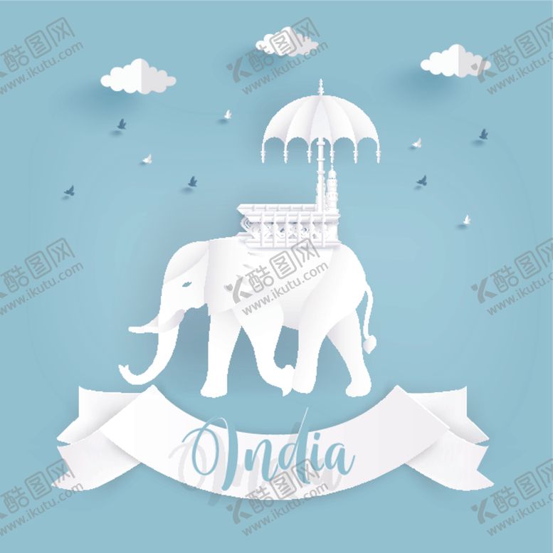 编号：48121309181029056019【酷图网】源文件下载-地标剪纸