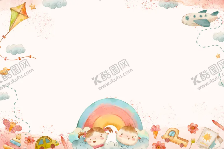 编号：94252801250812453544【酷图网】源文件下载-儿童节背景