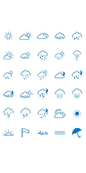 气象icon图标