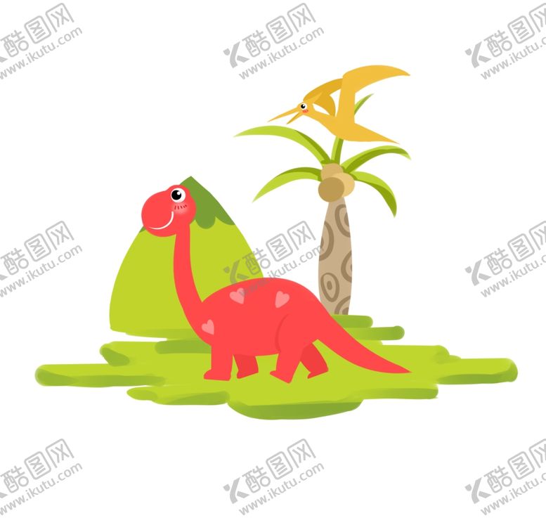 编号：94962305182312146491【酷图网】源文件下载-卡通恐龙