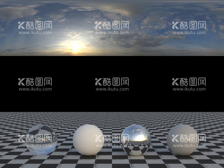 编号：32943512212222465284【酷图网】源文件下载-C4D天空贴图HDR贴图