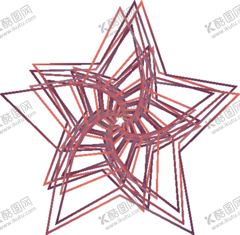 编号：68282405102031451578【酷图网】源文件下载-创意星型