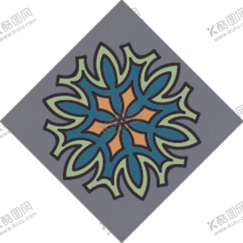 编号：61628809122109519522【酷图网】源文件下载-古典少数民族花纹底纹矢量