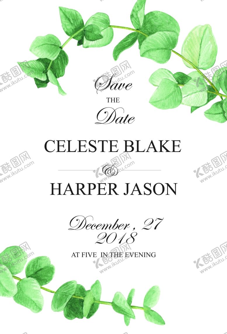 编号：45156010070547351833【酷图网】源文件下载-小清新邀请函背景