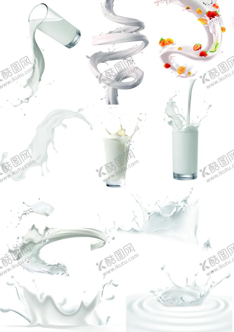编号：47562511031329303364【酷图网】源文件下载-牛奶