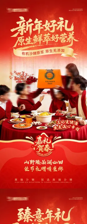 年货节送礼宣传图