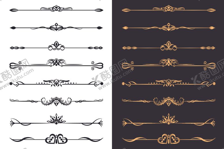 编号：24657610212200567187【酷图网】源文件下载-花纹装饰元素