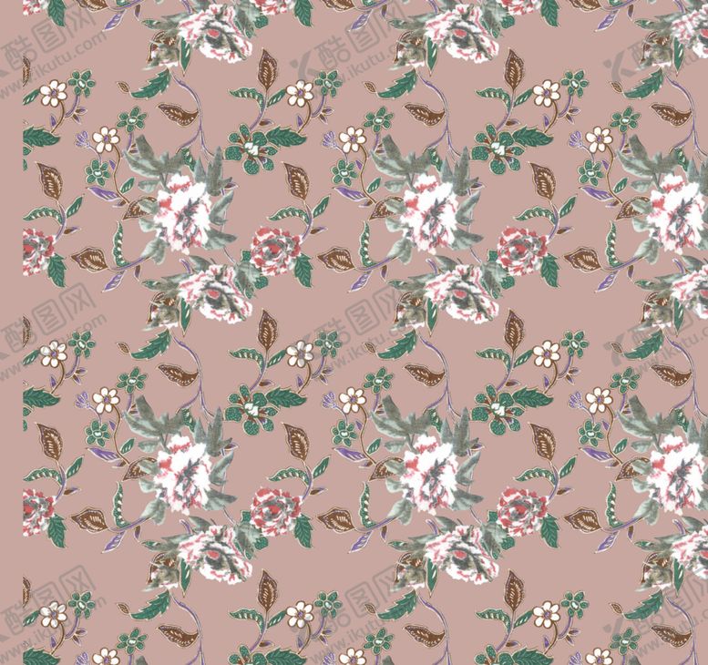 编号：64620306170902497900【酷图网】源文件下载-手绘花