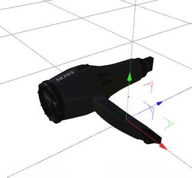 C4D模型吹风机