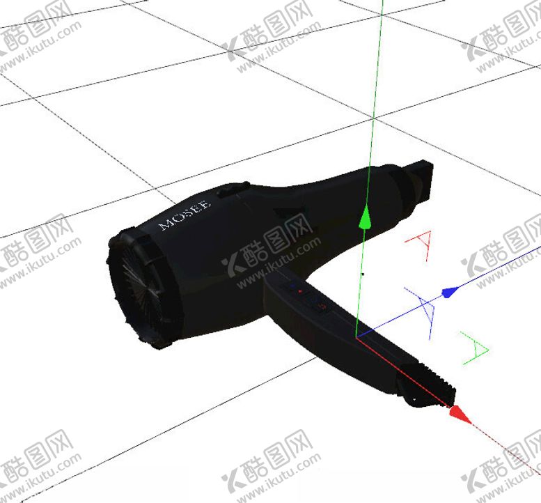 编号：60718102190707117032【酷图网】源文件下载-C4D模型吹风机
