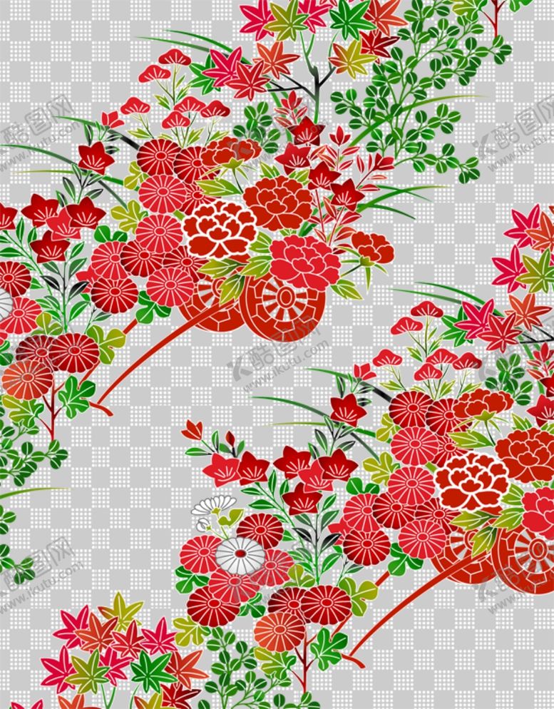 编号：96756004190621475635【酷图网】源文件下载-中式古典花纹背景
