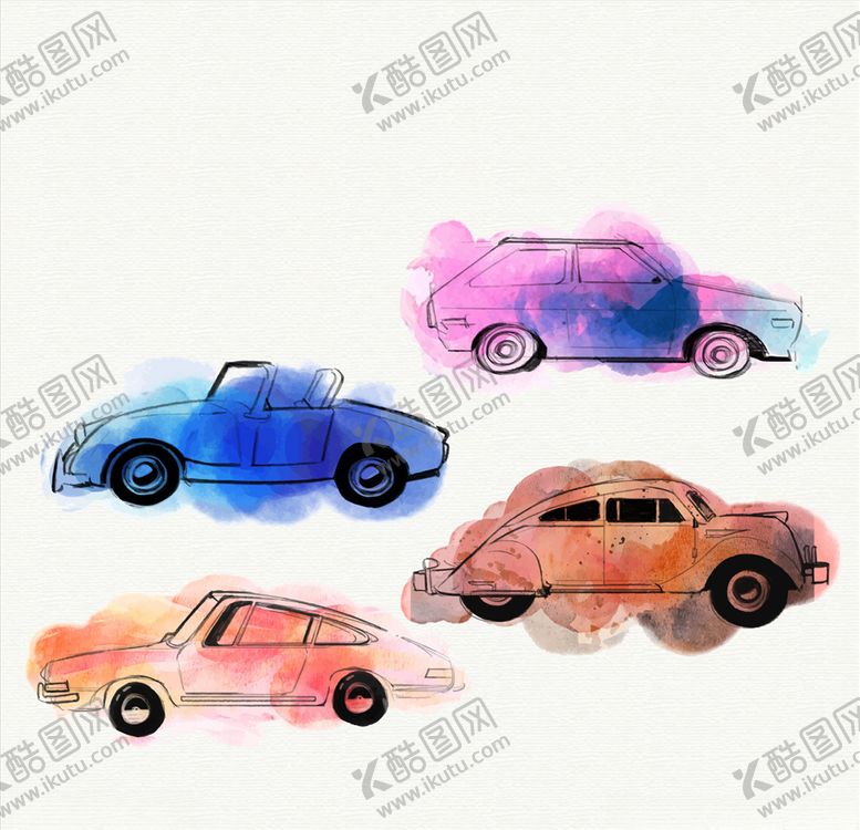 编号：44994410050339054637【酷图网】源文件下载-卡通汽车