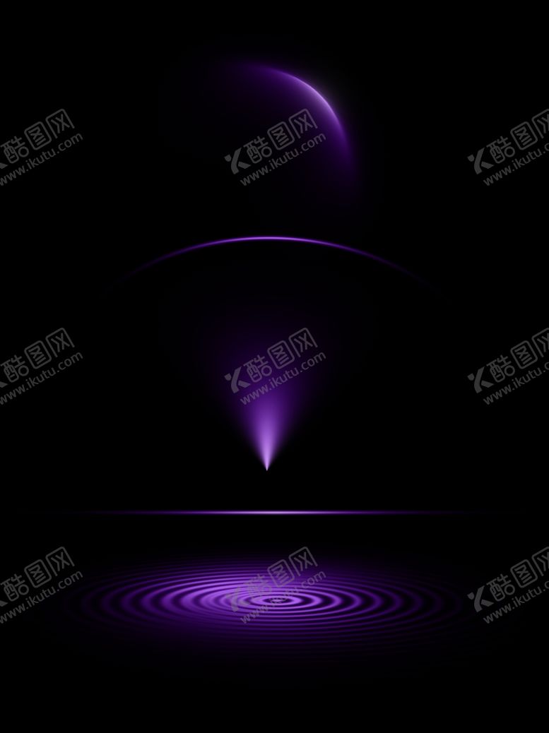 编号：95387203062317098871【酷图网】源文件下载-紫色光芒元素