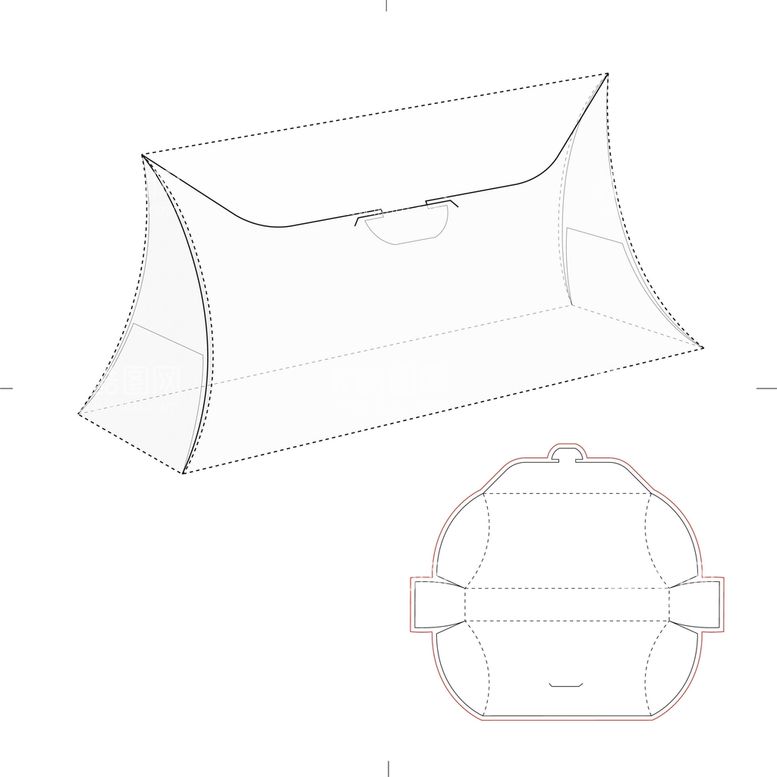 编号：62780411300614335611【酷图网】源文件下载-包装盒刀模