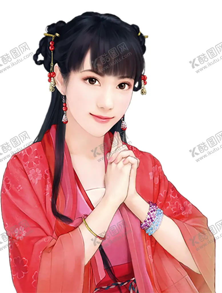 编号：86833502050116122413【酷图网】源文件下载- 古装帅哥美女插画图片 