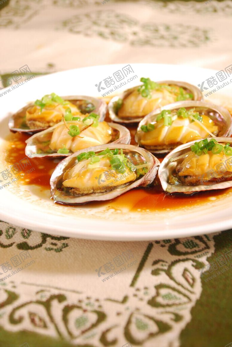编号：57158305021706409906【酷图网】源文件下载-豉汁蒸鲍鱼