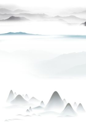 中国风山水元素