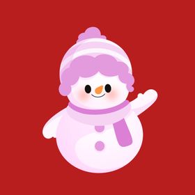 手绘雪人素材节日圣诞节元圣诞节