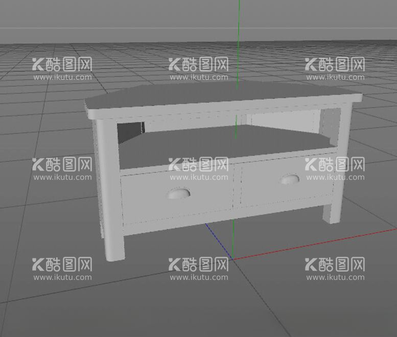 编号：60608512230738058289【酷图网】源文件下载-C4D模型柜子