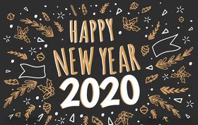 新年元旦2020海报