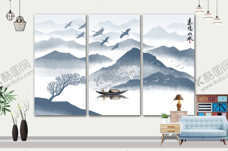 编号：26547105040656159296【酷图网】源文件下载-山水画