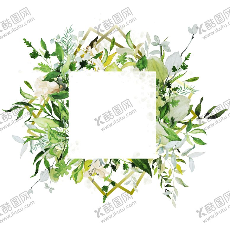 编号：53060606270539125500【酷图网】源文件下载-花草边框