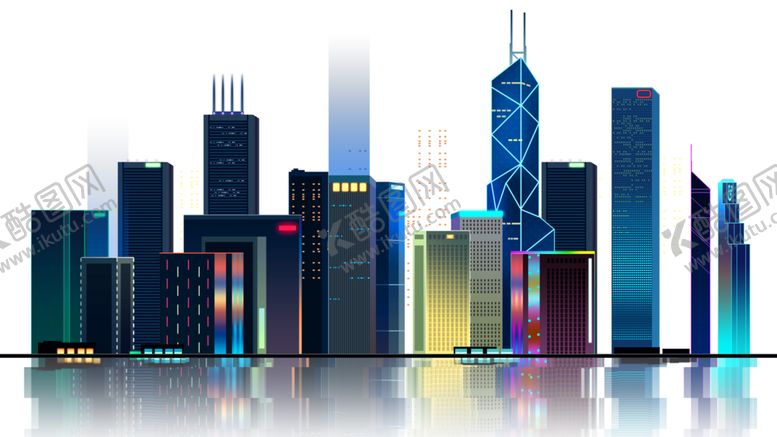 编号：35202307091033503448【酷图网】源文件下载-城市剪影