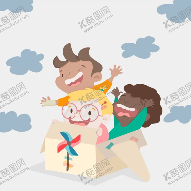 编号：92199112050442344686【酷图网】源文件下载-儿童节背景