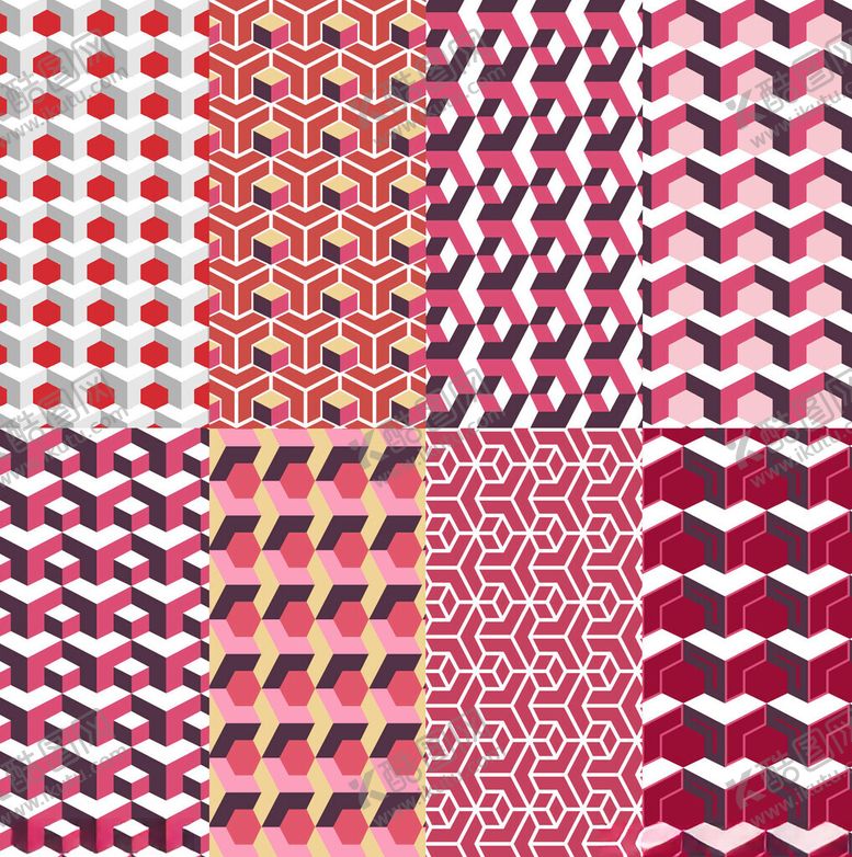 编号：79078904142018356969【酷图网】源文件下载-多彩几何图案织物纹理