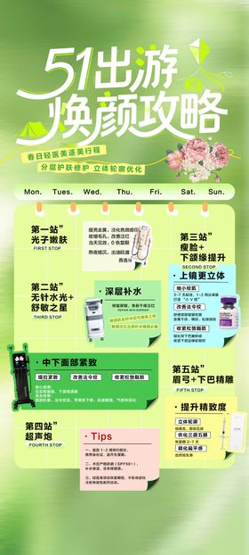 51出游焕颜攻略宣传海报