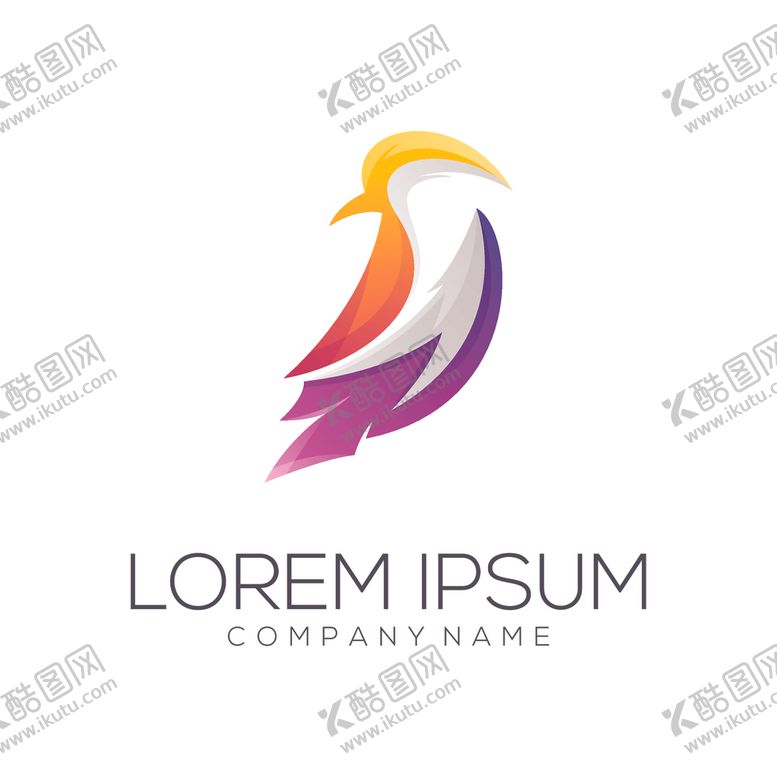 编号：63906210172057503042【酷图网】源文件下载-禽类LOGO标志